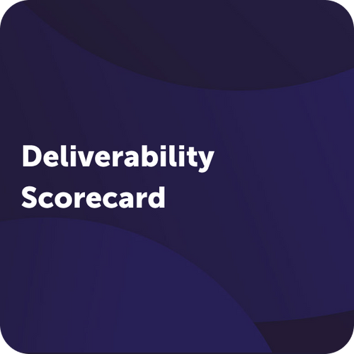 Deliverability Scorecard