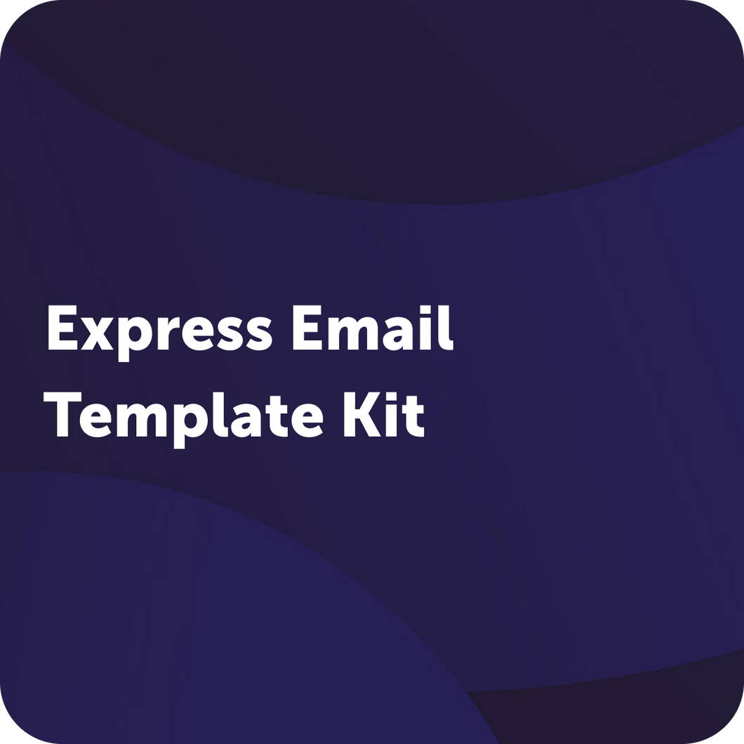 Express Email Template Kit