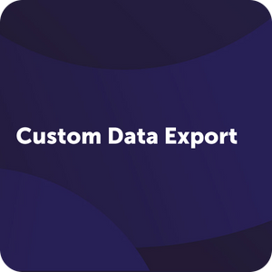 Custom Data Export